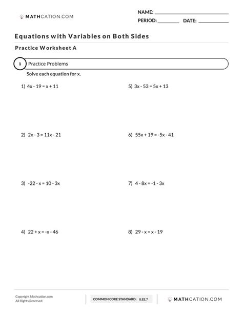 <strong>Worksheet</strong> by Kuta Software LLC-3-Answers to Equations and <strong>Inequalities</strong> Practice (ID: 1) 1) x < -6 : -12-10-8-6-4 2) p £ 8 : 68101214 3) x ³ 1 :. . Solving inequalities with variables on both sides worksheet pdf